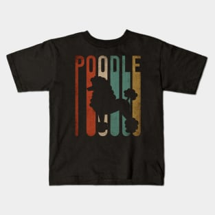 POODLE, RETRO STYLE Kids T-Shirt